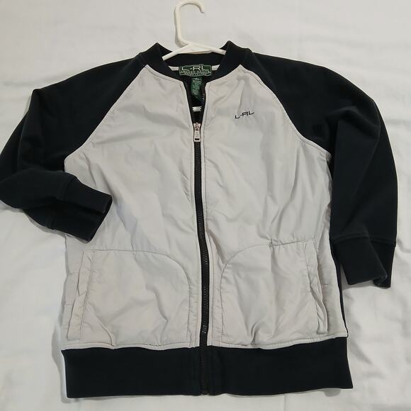 L-RL Lauren Active Ralph Lauren Small Women's Jacket Cotton/Poly Blend Raglan - Picture 4 of 15